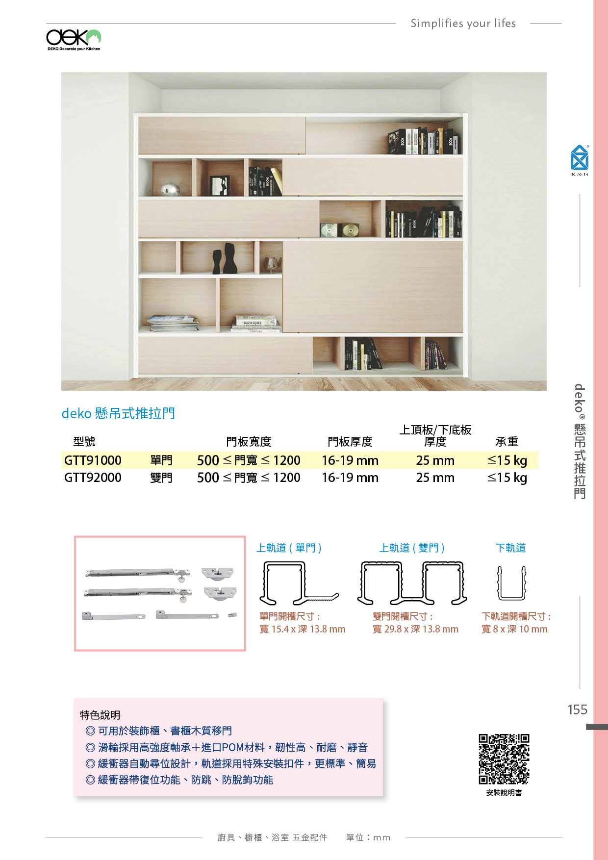 P.152~167 deko 廚具櫥櫃收納五金