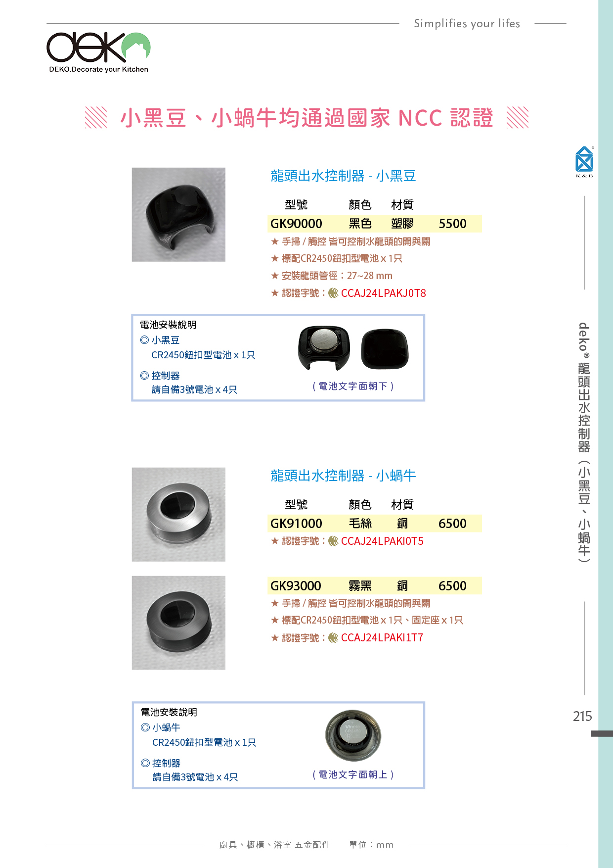 P.204~215 deko 廚房LF水龍頭